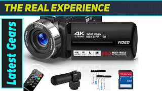 Amazing 4K 80MP Camcorder: Powerful Beginner Vlogging Camera