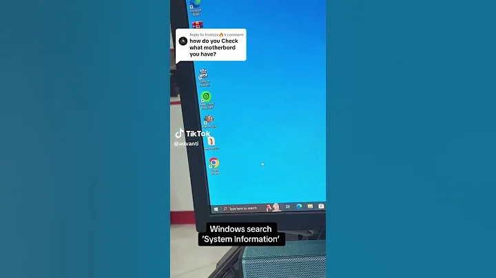 Check your Motherboard Model with this simple trick! ⚡🔎