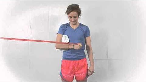 Standing Internal Rotation with Resistance Band