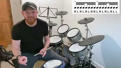 One Minute Drum Lesson - The Triple Paradiddle 🥁