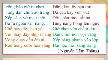 Tập đọc lớp 1 Giờ ra chơi sách kết nối tri thức với cuộc sống