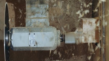 Exceptionally Crafted: CNC Machine Crafting Timber Frame Joinery at Great Country Timber Frames