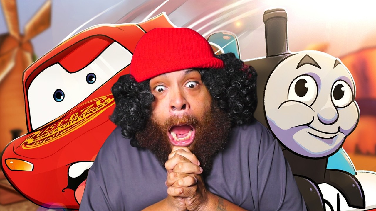 Fatredguy Reacts to! Lightning McQueen vs Thomas the Tank Engine - RAP BATTLE! @FreshyKanal