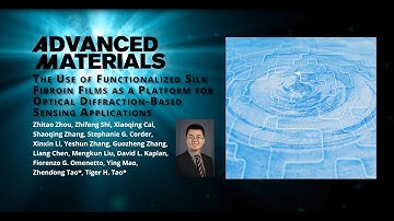 Functionalized Silk Fibroin Films as a Platform for Optical Diffraction-Based Sensing Applications