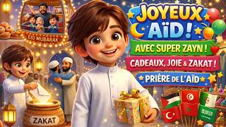 Super Zayn prepares for Eid: Traditions, Family and Zakat al-Fitr | Islamic cartoon screenshot 3