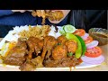 ASMR:EATING SPICY CHICKEN CURRY AND EGG MASALA WITH RICE