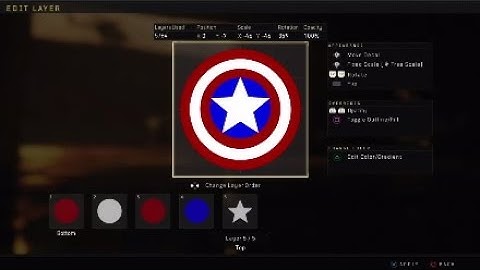 COD: BLACK OPS 4 Captain America emblem tutorial