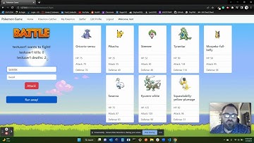 My first web app! Pokemon Battle Game  built w/ Flask & Python