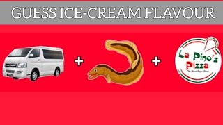 Can you guess the Ice-cream flavour by emoji ☑️☑️ / Emoji challenge / Guess the name by emoji / Quiz