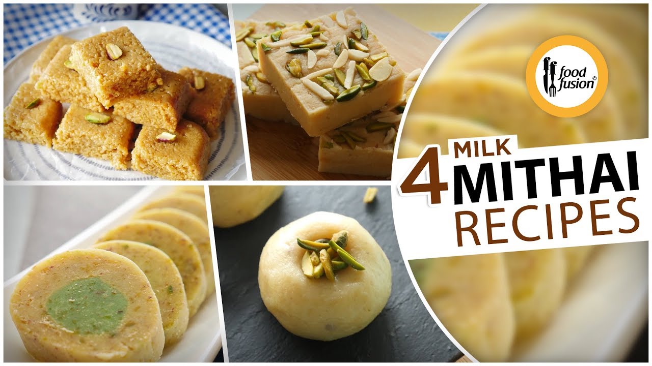 4 Milk Mithai Recipes by Food Fusion (Eid Special desserts)