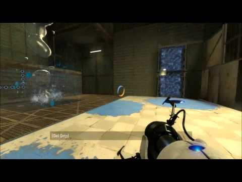 Let's Play Portal 2: Part 20 - Stupid Water.  HD