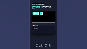 Display Property in CSS | CodeWithMoin #css #coding #displayproperty