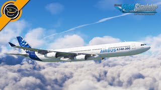 LVFR a340 REVIEW and Full Flight - Microsoft Flight Simulator 2020