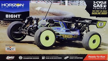 Losi 8ight 1/8 Gas Powered AWD AVC Buggy RTR - Unboxing & First Look