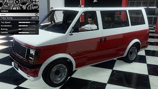 GTA 5 - Past DLC Vehicle Customization - Declasse Moonbeam (Chevy Astro Van)