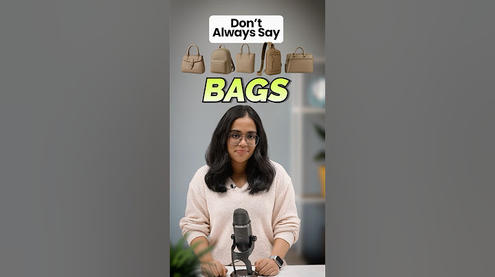 Stop Saying Just "Bag" 💼🎒👜 -  Learn the Real Names! Fluent English Speaking Made Easy With Ananya