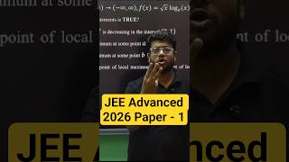 JEE Advanced 2026 #arpitsir #mathsteacher #jee #jeeadvanced #jeemains