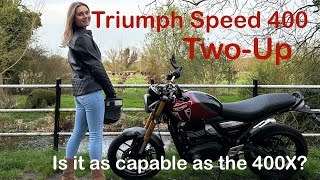 Triumph Speed 400 Two Up with Baby TAYM