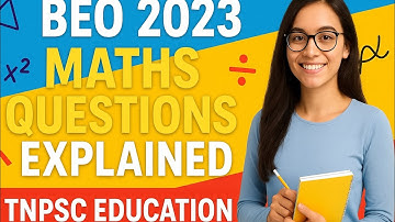 TRB BEO EXAM -BEO 2023 maths question #TNTET#BEO PYQ#TNPSC PYQ#maths tricks#reasoning tricks