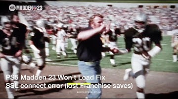 MADDEN 23 SSL CONNECT ERROR EASY FIX!
