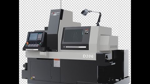JSWAY D206 6 Axis Electric Spindle Live Tools CNC Swiss Type Lathe