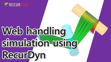 Web handling simulation using RecurDyn