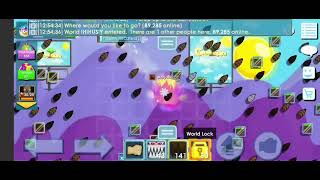 Doing my work as a growtopia citizen