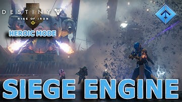 Destiny: Wrath of The Machine HEROIC Raid Clear (Part 3 Siege Engine) First FOF Full Team