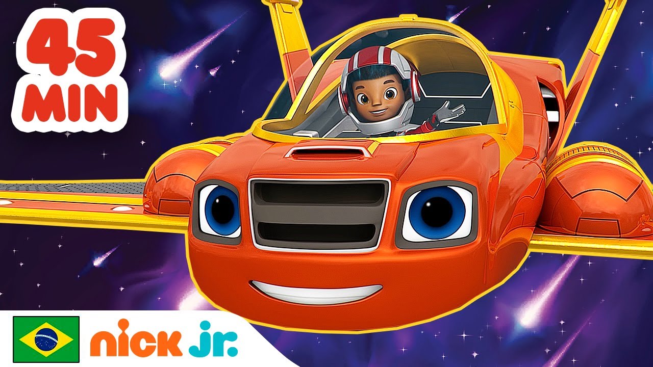 Blaze se tornou um carro de corrida! 🏎🏎🏎 Você acha que ele é tão rápido  quanto Speedrick? Continue assistindo ao episódio no app #Noggin. 📱, By  Noggin BR