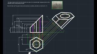 Auxiliary view -WoE6  -( Plane Geometry)