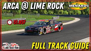 Anyone Can Be Fast Here! ARCA Track Guide @ Lime Rock Park