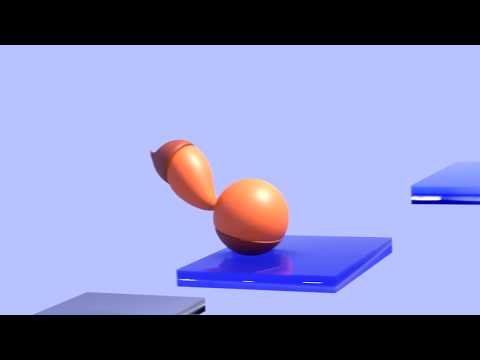 Bouncing ball with tail animation - Blender