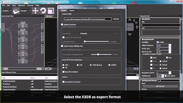 Exporting into different file formats