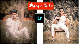 Lightroom Black and Gold Preset Photo Editing | Lightroom Preset screenshot 5
