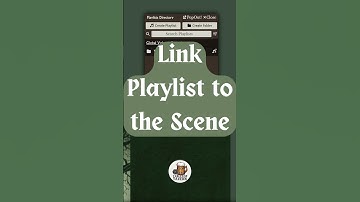 Foundry VTT Tip | Playlists on Scenes | Perfect for D&D / Pathfinder 2e / TTRPG #shorts