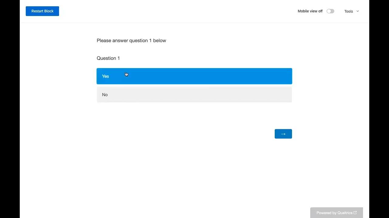 Qualtrics tutorial 1 create project types of questions blocks youtube