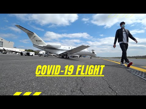 Flying during COVID-19 |Citation CJ3+|