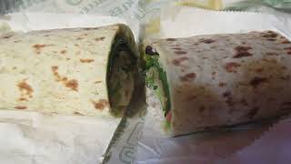 Subway Brand New Homestyle Chicken Salad Wrap & A Look At It Getting Made