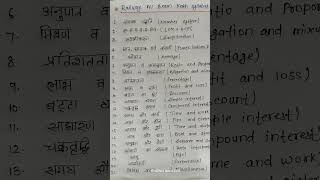 Railway all exam math syllabus 2026 | #railway #ssc #maths #trending #shorts 😍