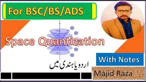 Space Quantization in Urdu Hindi ||For BSC/BS/ADS|| Learningwith Majid