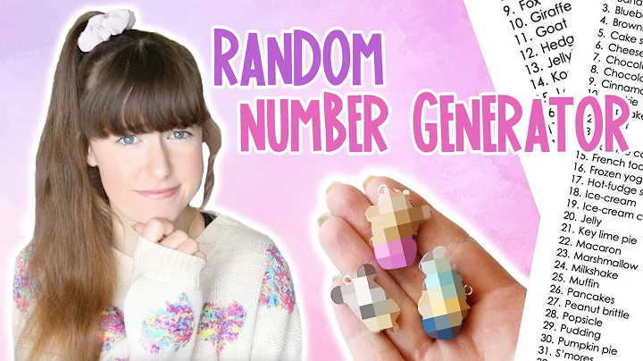 Creating Unique Polymer Clay Charms with a Random Number Generator