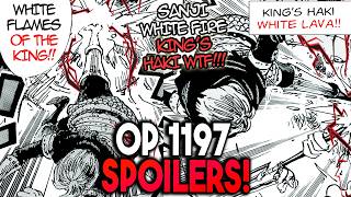 SANJI'S WHITE LAVA CONQUEROR'S HAKI POWER-UP OMG ODA!!! | ONE PIECE CHAPTER 1197 SPOILERS (OP 1197)