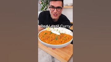 Red Lentil Curry in 30 minutes