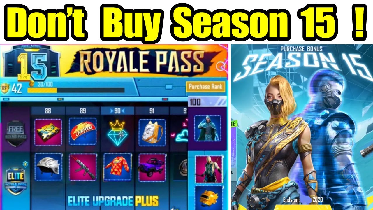DON'T BUY SEASON 15 ROYALE PASS IN PUBG MOBILE BEFORE WATCHING THIS VIDEO