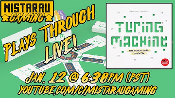 Mista Rau Gaming LIVE! Turing Machine (Part 2)