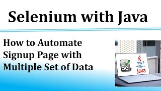 How to Automate Facebook Signup Page with multiple Set of  data in Selenium Java