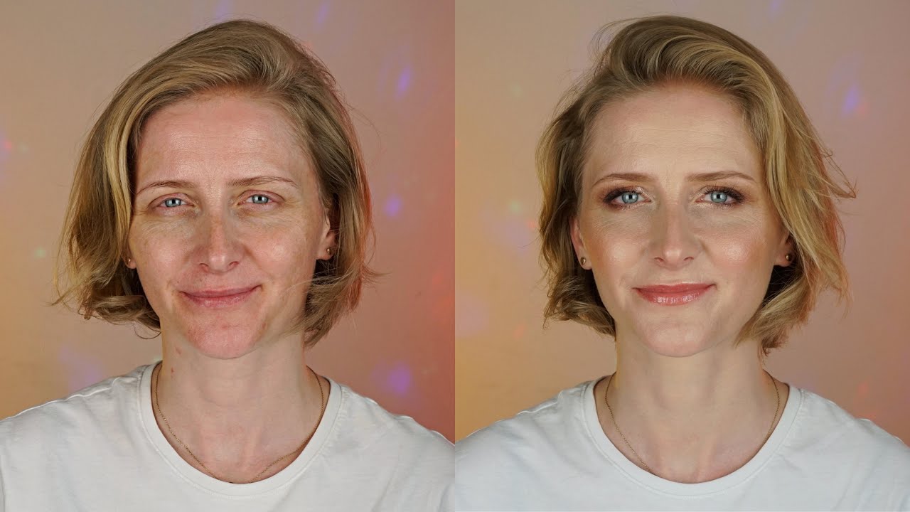Makijaż rozświetlający, glow make-up po czterdziestce ;)