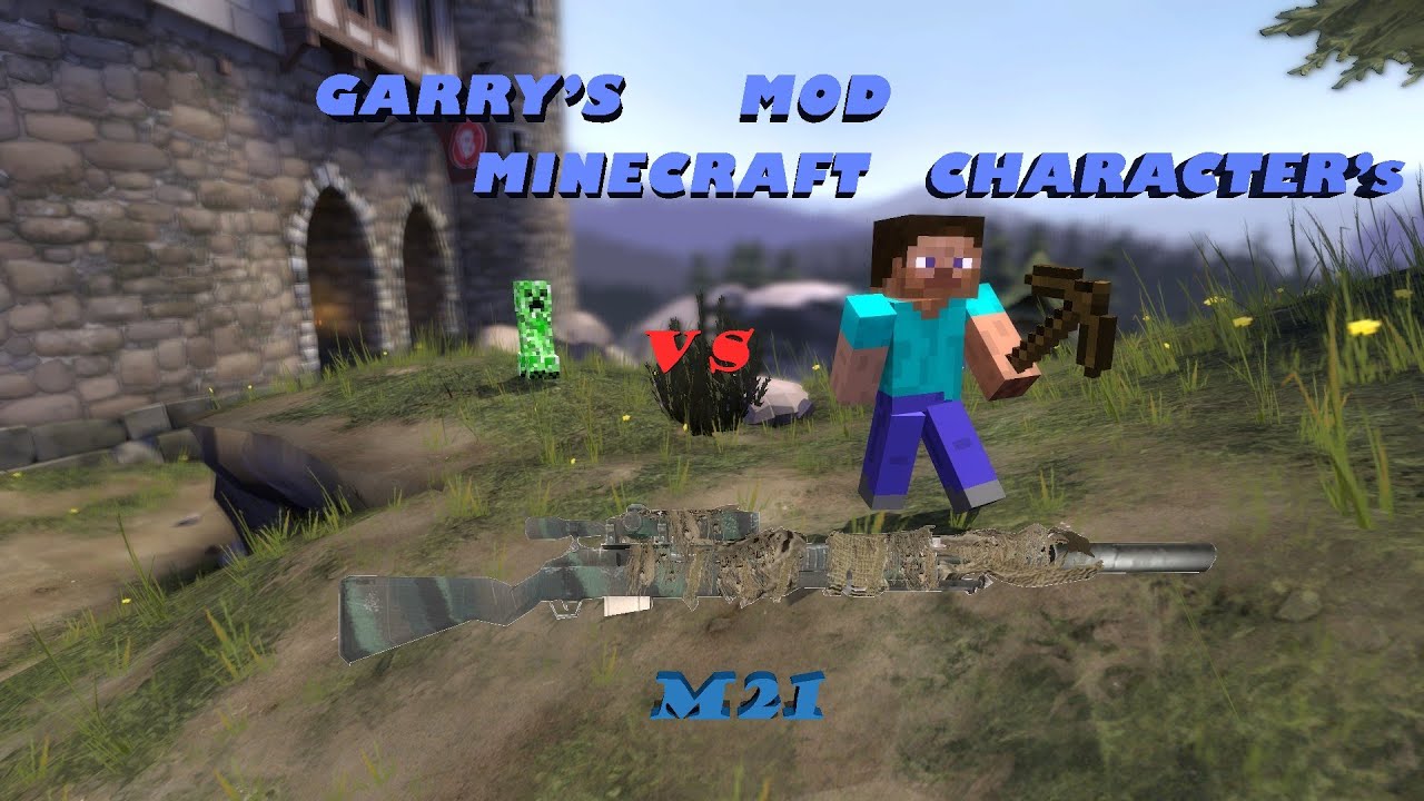 [Garry's Mod] Minecraft Character's VS M21 - YouTube