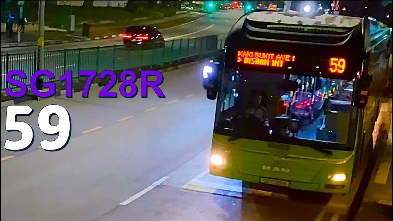 RARE) Joyride - 🟢 SG1728R on SBS Transit Bus Service 59 [MAN A22 Euro V  (Batch 3)] - YouTube