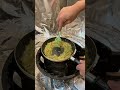 ダイソーのフライパンで【もんじゃ焼き】を作ってみた #shorts #チェンソーマン